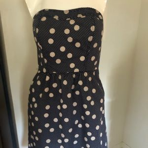 Cute Blue Polka Dot Dress The Limited sz 4